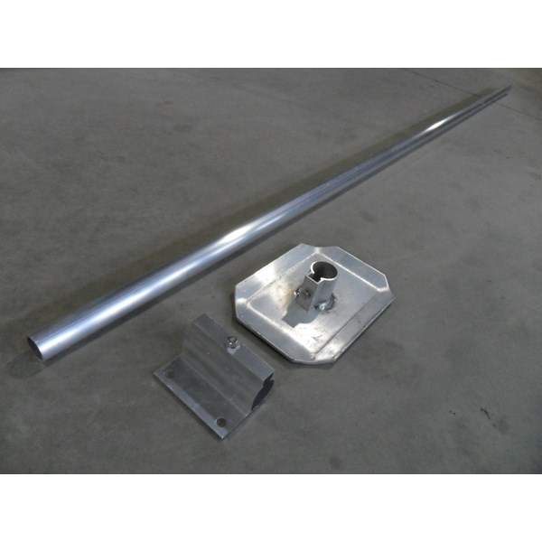 8' Aluminum Stand, Mount And Plate