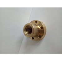 3/4-6 Brass Flanged Lead Screw Nut