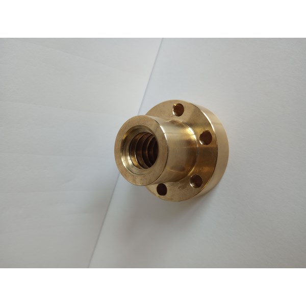 3/4-6 Brass Flanged Lead Screw Nut