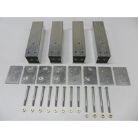 LARGE ALUMINUM WITH RUBBER V-BUNK HARDWARE BAG LARGE ALUMINUM WITH RUBBER V-BUNK HARDWARE BAG