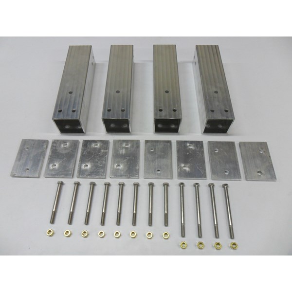 Large Aluminum With Rubber V-Bunk Hardware Bag