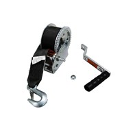 WINCH, HANDLE, 20' STRAP WITH HOOK