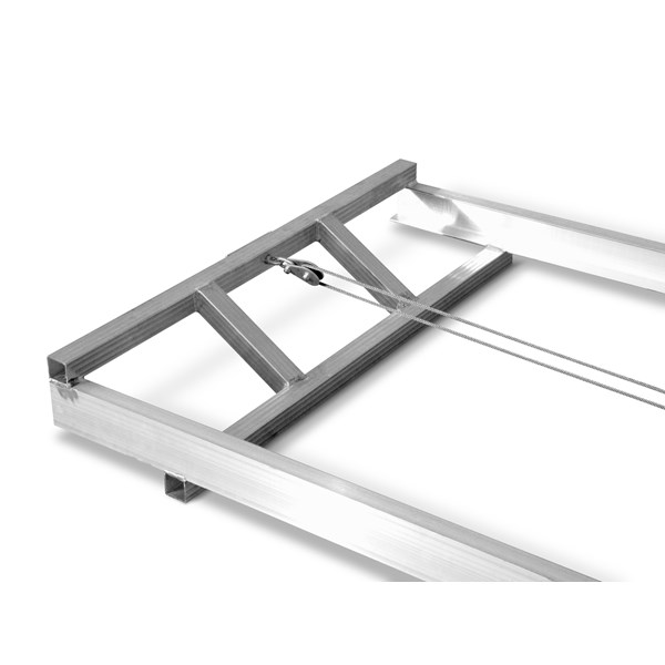 16' Roll-A-Rail Water End Track