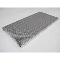 4'X8' Ramp Aluminum-Thruflow Gray Only 4'X8' Ramp Aluminum-Thruflow Gray Only