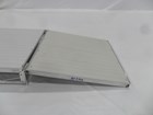 4'X4' Ramp Aluminum-White With Hinge