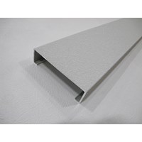 8' Aluminum Bench Panel Only-White (1)