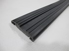 14' HYDRAULIC BUNK RUBBER ONLY (BLACK)