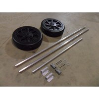 4' ADJUSTABLE SHORE END HELPER WHEEL WITH 8' PIPE