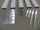 4' Aluminum Bench Panel-White (5)