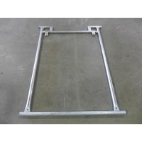 4' GALVANIZED DOCK WHEEL ASSEMBLY