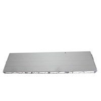 4'X16' Wheel End Only Aluminum-White