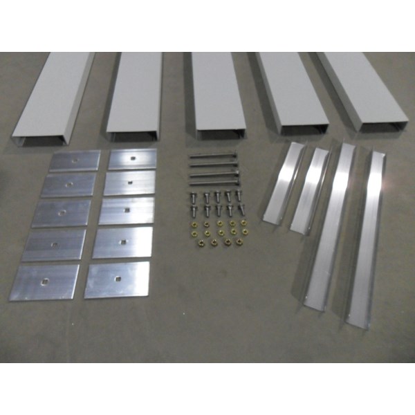 8' Aluminum Bench Panels-White (5)