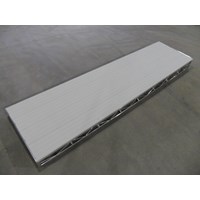 4'X16' Shore End Aluminum-White